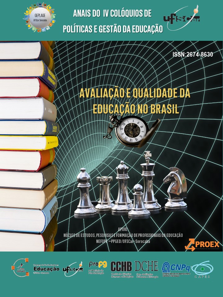 					Ver Núm. 4 (2023): AVALIAÇÃO E QUALIDADE DA EDUCAÇÃO  NO BRASIL
				