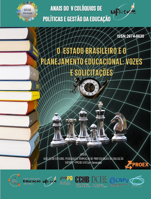 					Visualizar v. 5 (2024): O  ESTADO BRASILEIRO E O PLANEJAMENTO EDUCACIONAL: VOZES E SOLICITAÇÕES
				